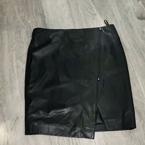NWOT Lord & Taylor Studio leather skirt - 12